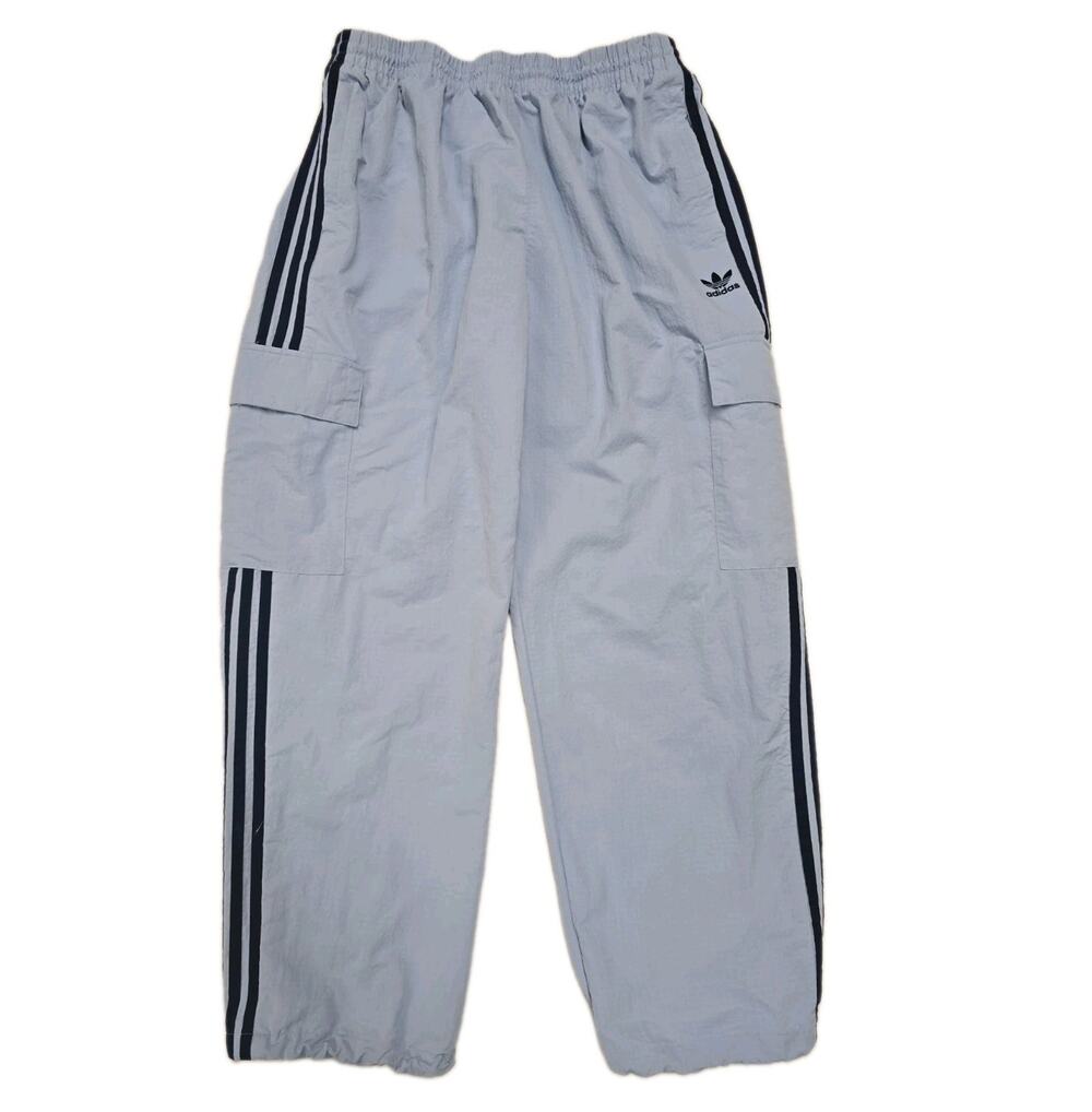 adidas Originals Ripstop Cargo Pants Sky Blue Baggy Techwear Gorpcore Track XL